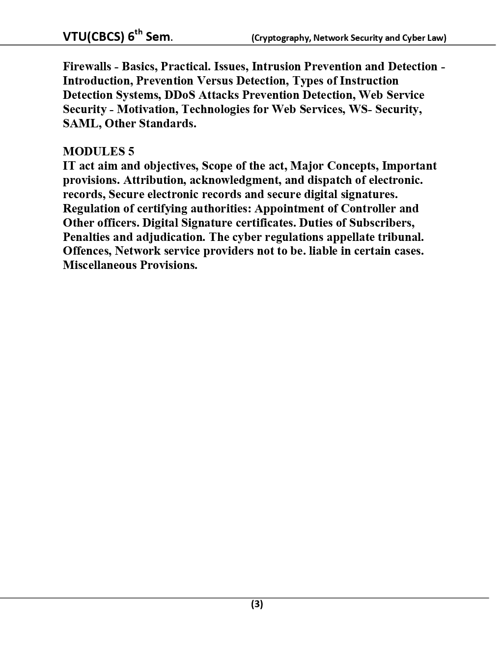 Cryptography,Network Security And Cyber Law For VTU BE 6th Sem Computer Science Engineering - Page 4