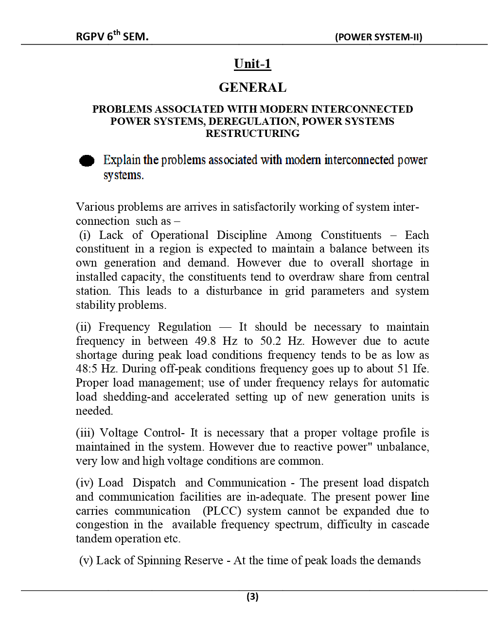 Power System-II For RGPV BE 4th Sem Electrical And Electronics Engineering - Page 4