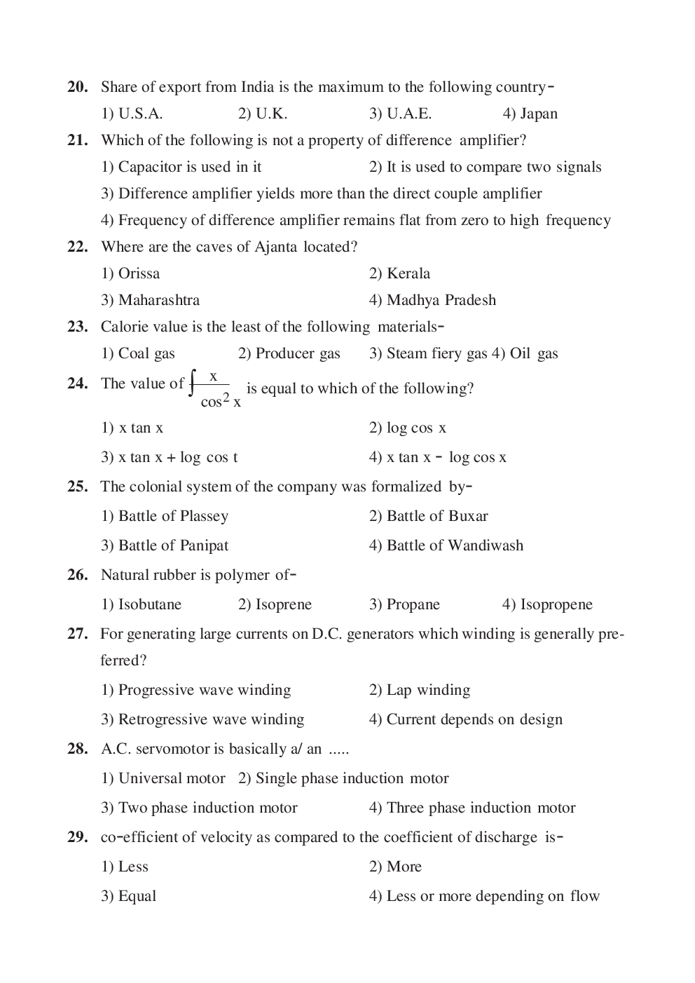 RRB ALP Previous Year Paper With Answer (Ranchi) - Page 4