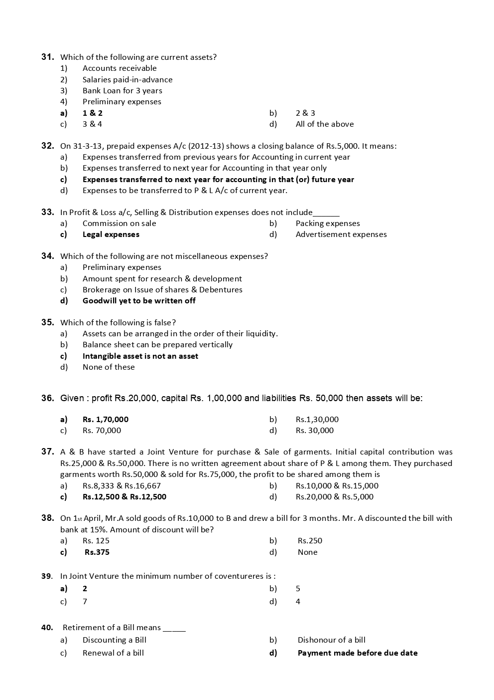 CA CPT Previous Year Paper With Answer December 2013 - Page 5