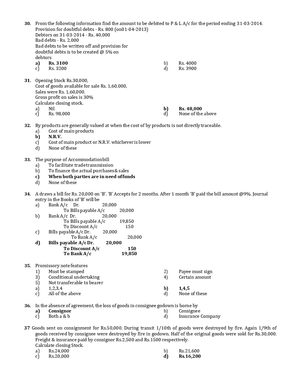 CA CPT Previous Year Paper With Answer June 2014 - Page 5