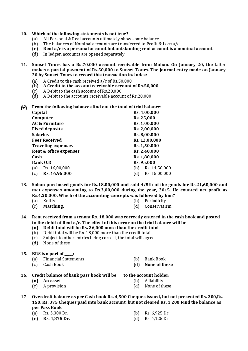 CA CPT Previous Year Paper With Answer June 2016 - Page 3