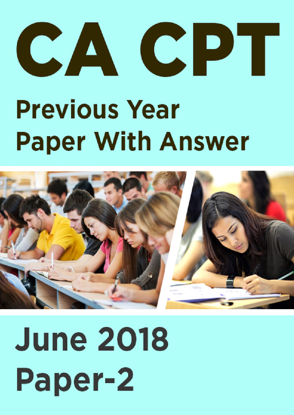 CA CPT Previous Year Paper With Answer June 2018 Paper-2 - Page 1