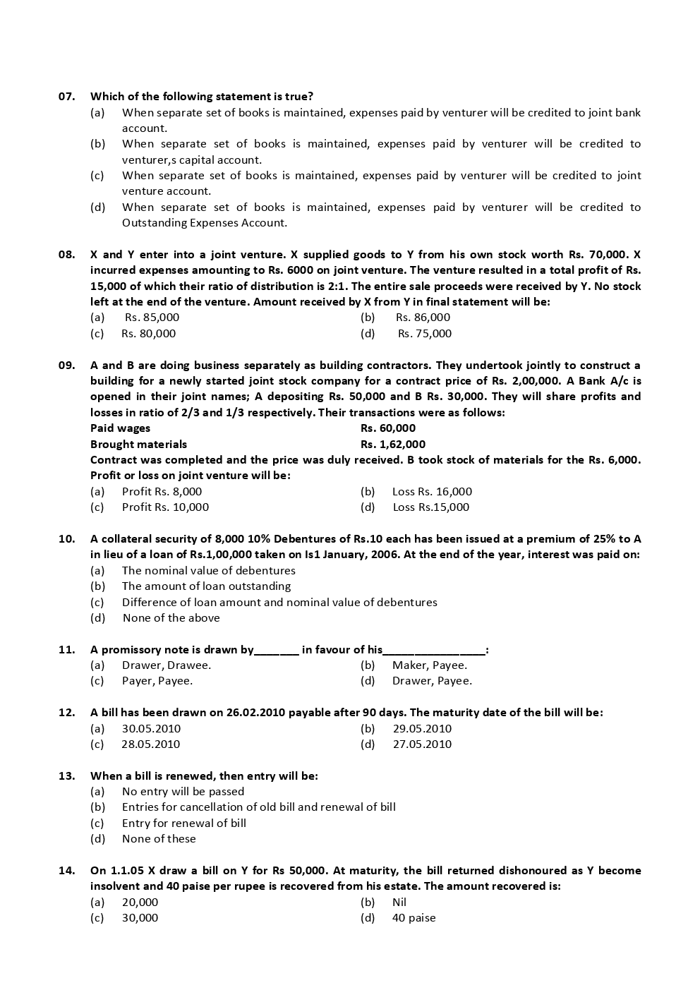 CA CPT Previous Year Paper With Answer June 2018 Paper-2 - Page 3