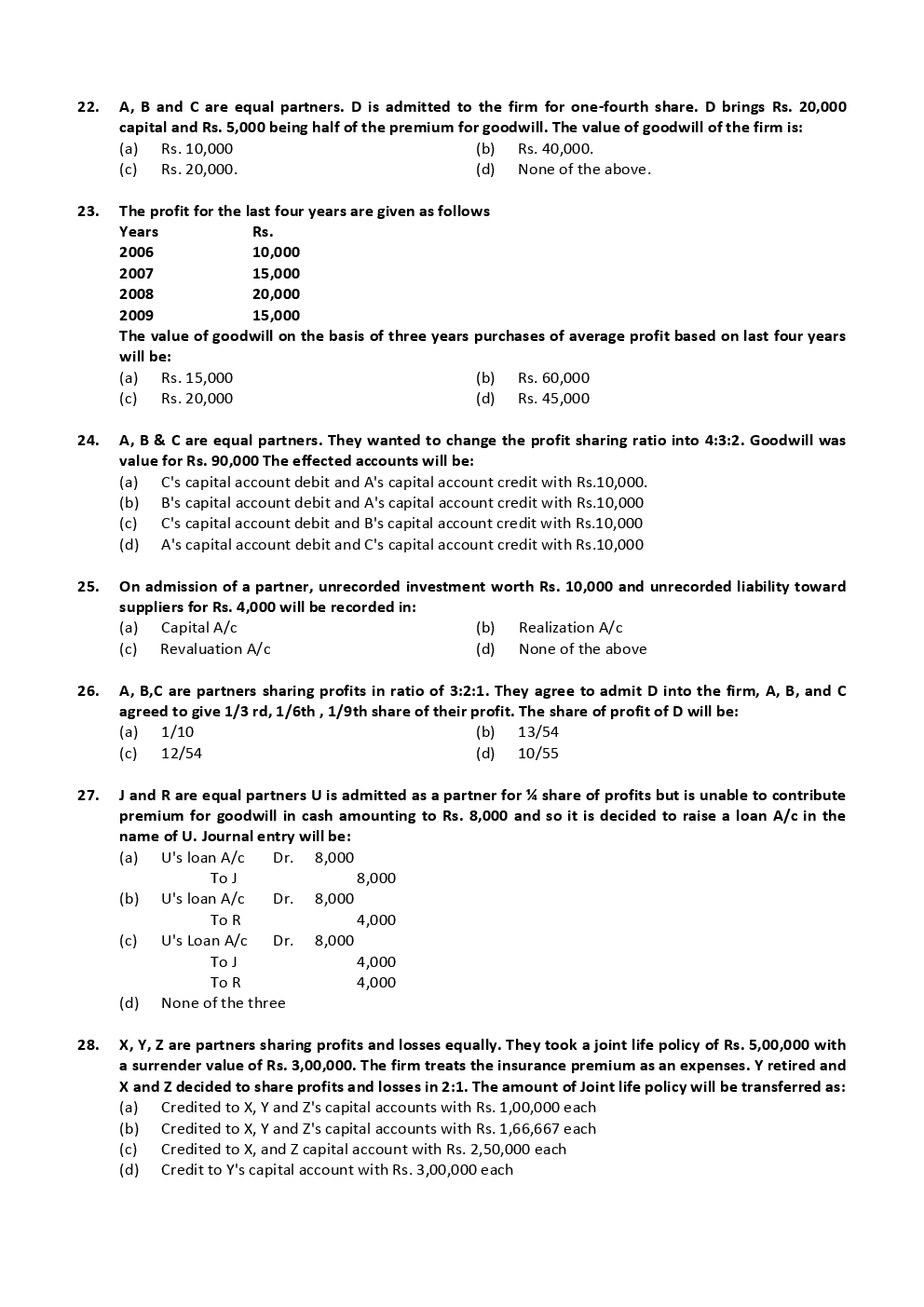 CA CPT Previous Year Paper With Answer June 2018 Paper-2 - Page 5