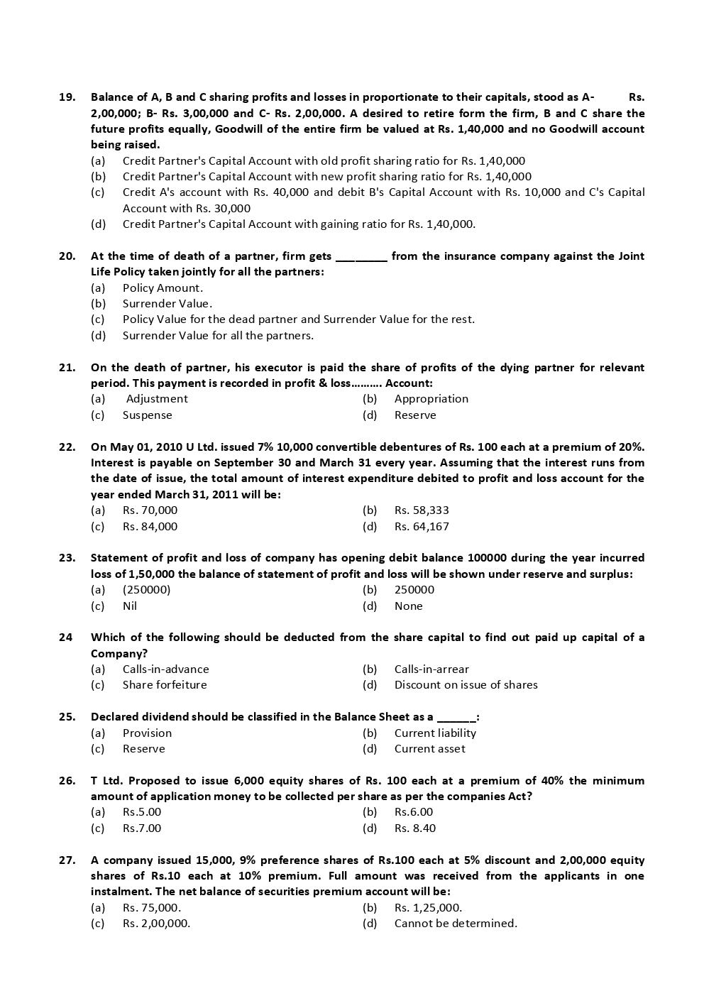 CA CPT Previous Year Paper With Answer May 2018 Paper-2 - Page 5