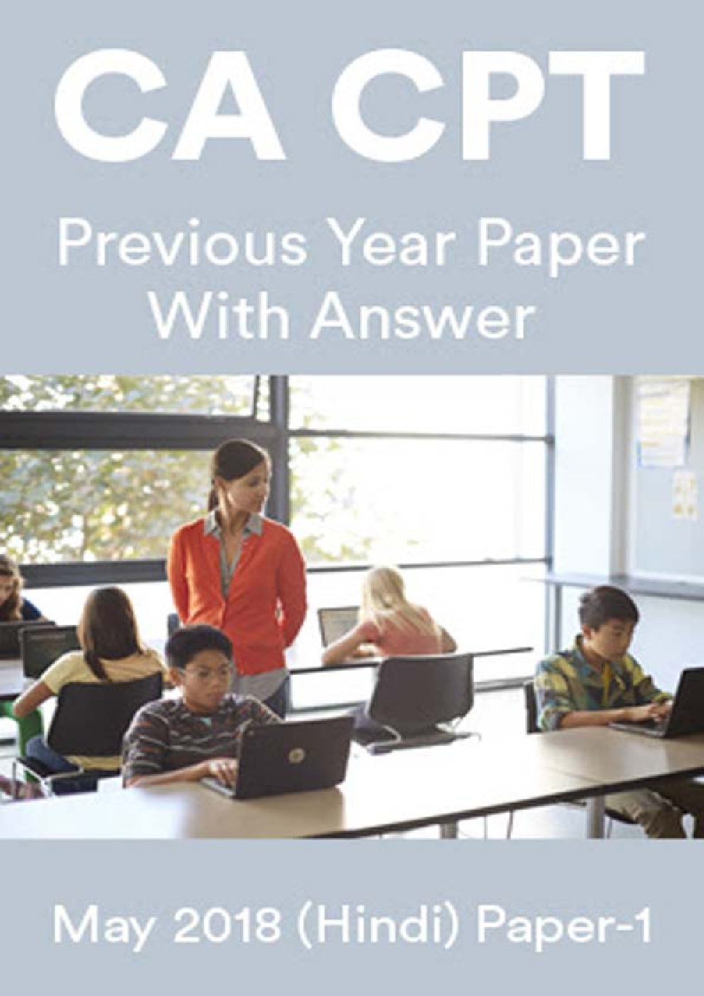 CA CPT Previous Year Paper With Answer May 2018 (Hindi) Paper-1 - Page 1