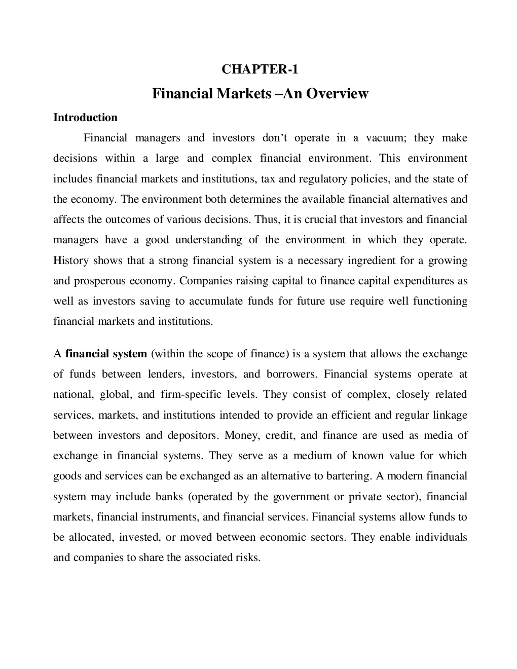 Financial Services and Capital Markets Study Material For CA Final - Page 3