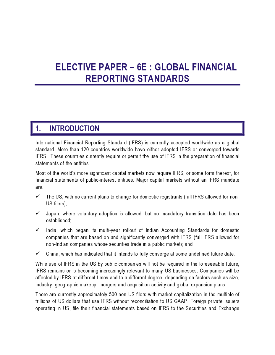Global Financial Reporting Standards Study Material For CA Final - Page 3