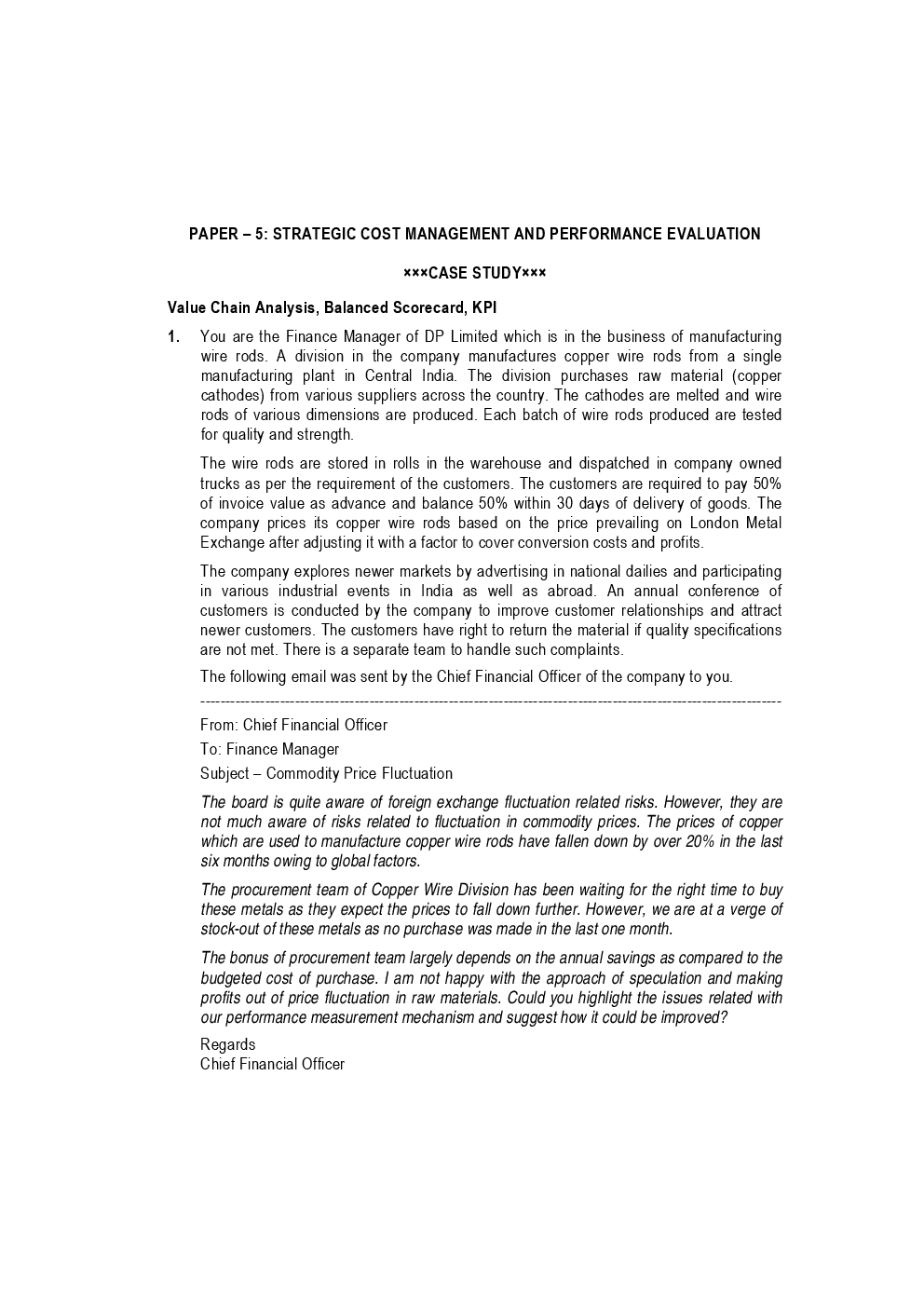 Strategic Cost Management And Performance Study Material For CA Final - Page 3