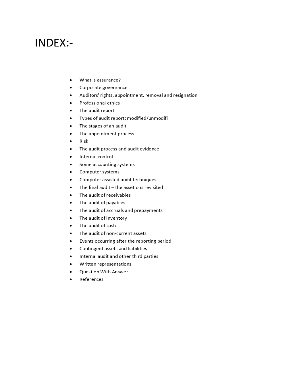 Auditing and Assurance Study Material For CA Intermediate - Page 2