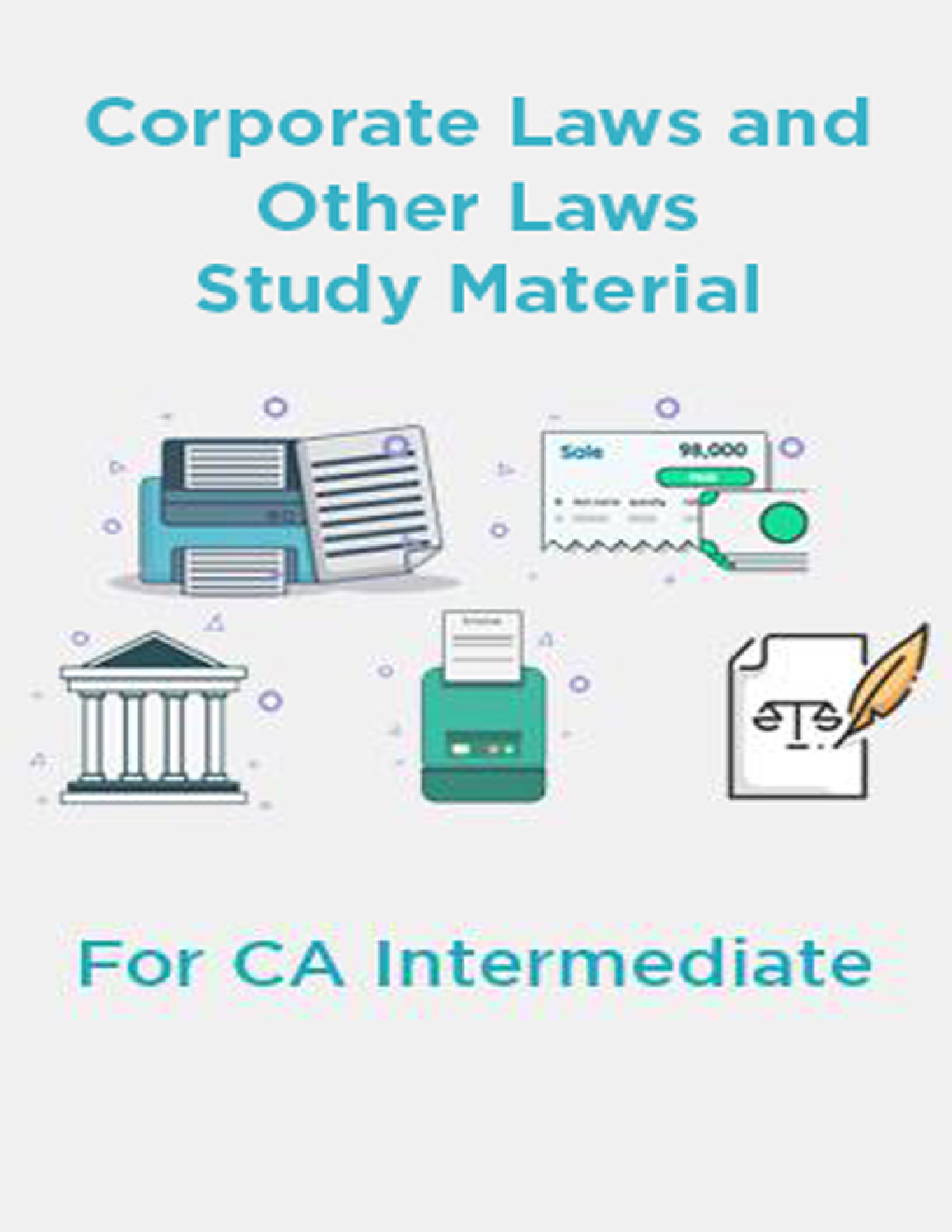 Corporate Laws and Other Laws Study Material For CA Intermediate - Page 1