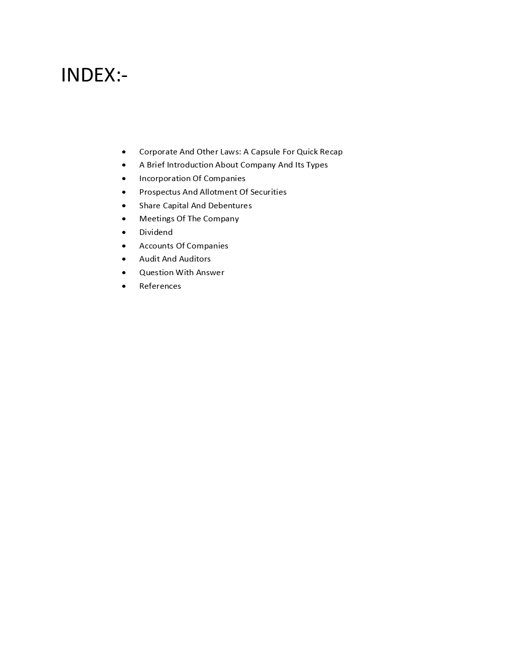 Corporate Laws and Other Laws Study Material For CA Intermediate - Page 2