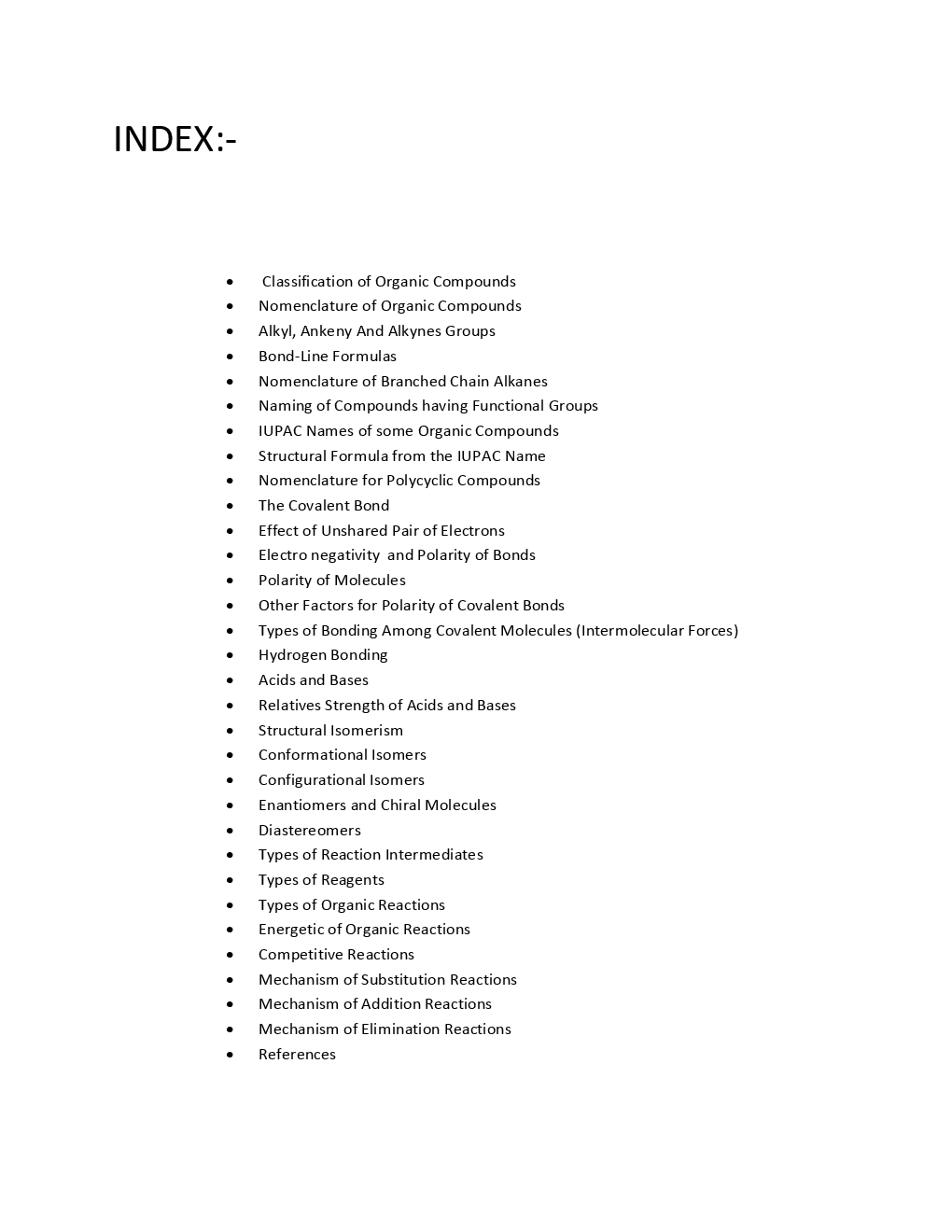IIT JEE Organic Chemistry Basic Concepts Based On New Pattern - Page 2