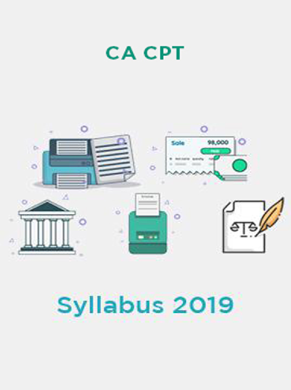 CA CPT Syllabus 2019 - Page 1
