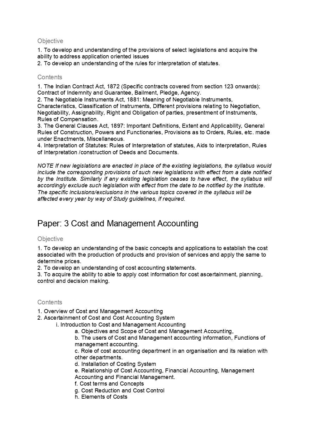 CA Intermediate New Syllabus 2019 - Page 5