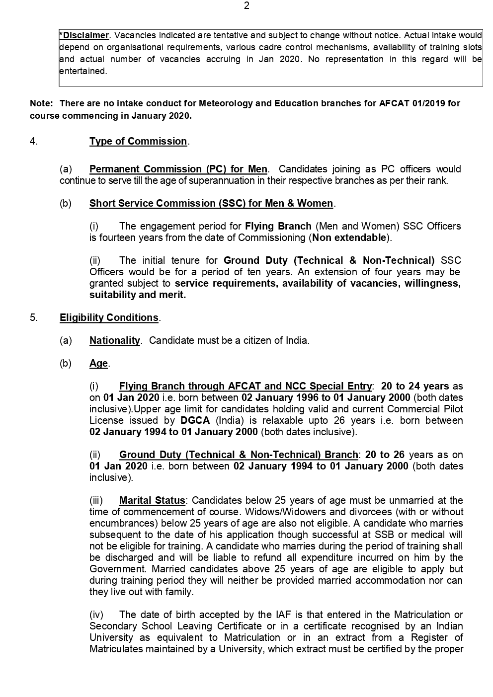 Syllabus For AFCAT Exam 2019 - Page 3