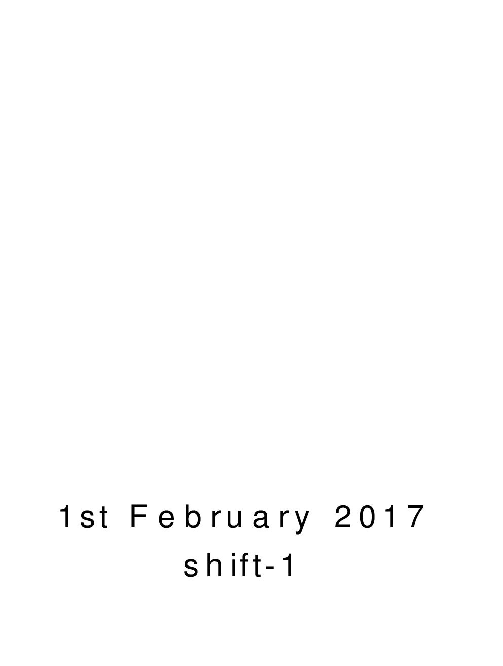 SSC MTS 1st February 2017 shift-1 - Page 1