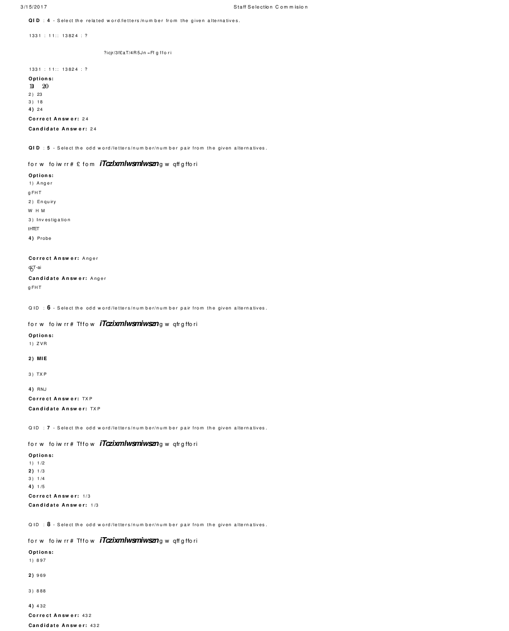 SSC MTS 19th January 2017 shift-1 - Page 3