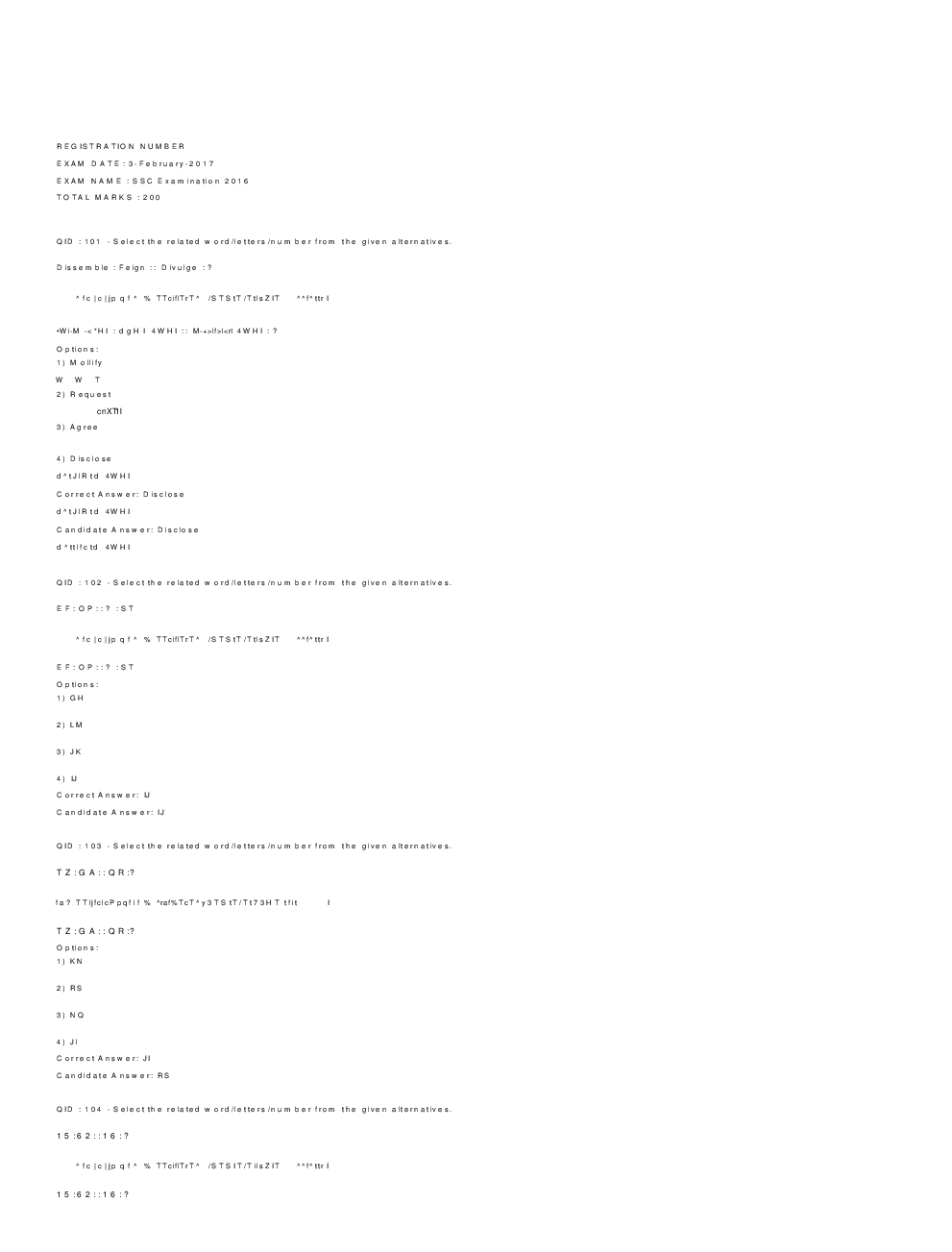 SSC MTS 3rd February 2017 shift-2 - Page 2