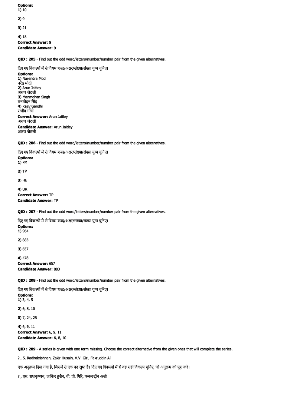 SSC MTS 27th January 2017 shift-3 - Page 3