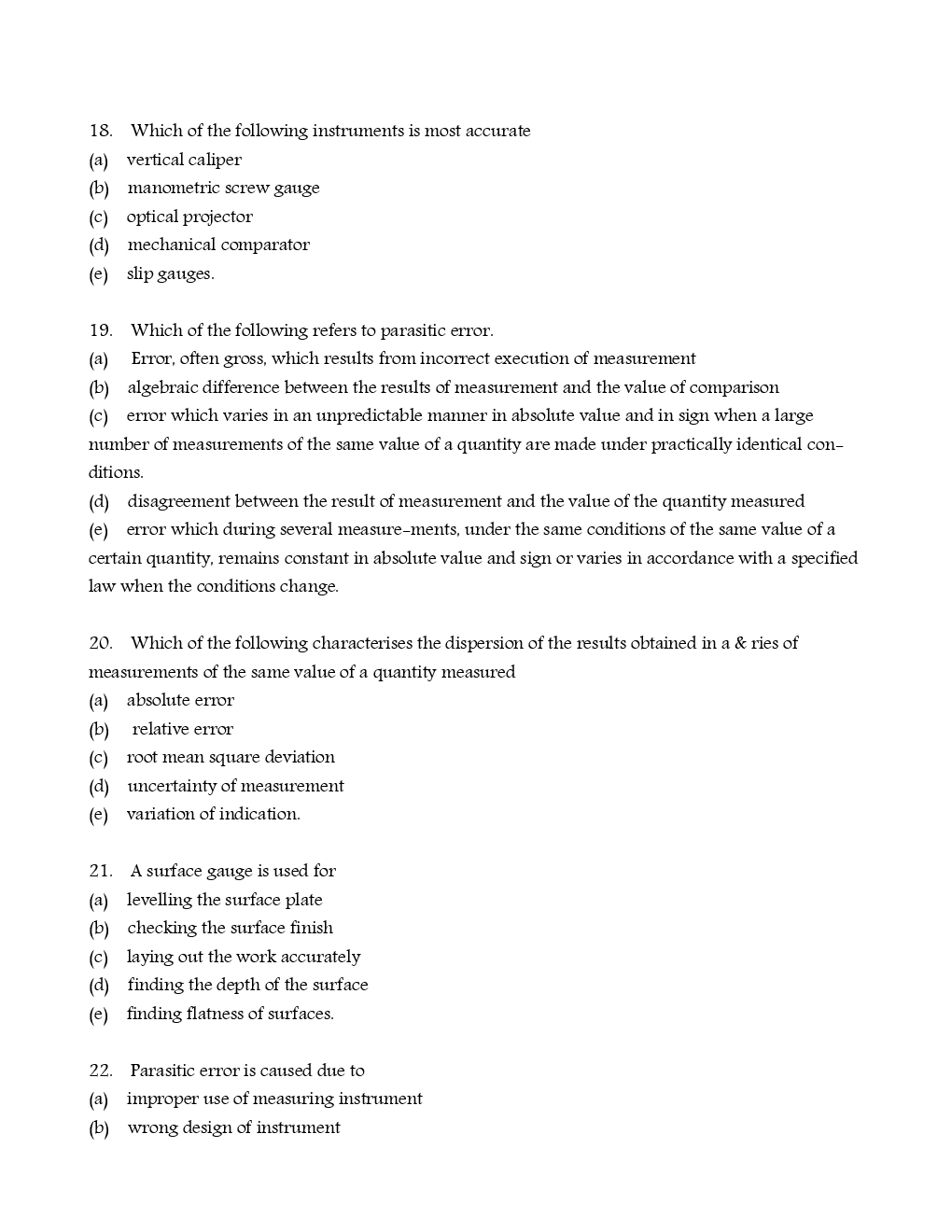 RRB Junior Engineer Mechanical Solved Model Question With Answer Paper 11 - Page 5