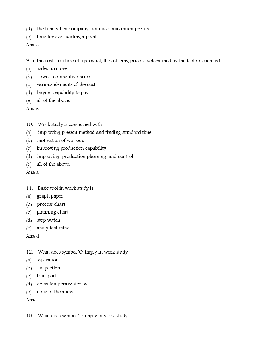 RRB Junior Engineer Mechanical Solved Model Question With Answer Paper 12 - Page 3