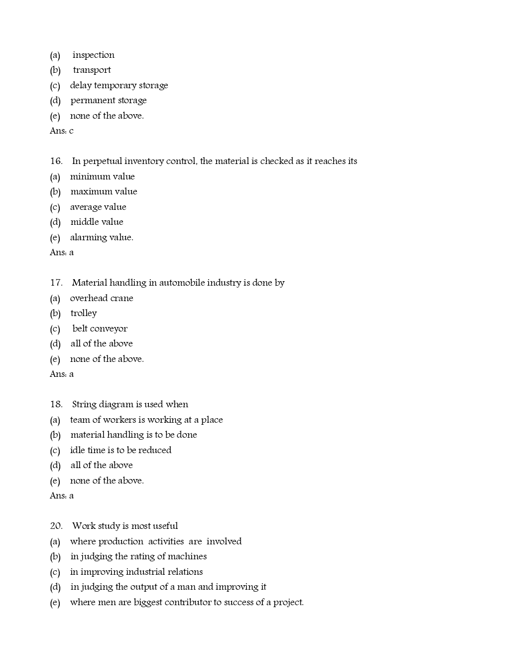 RRB Junior Engineer Mechanical Solved Model Question With Answer Paper 12 - Page 4