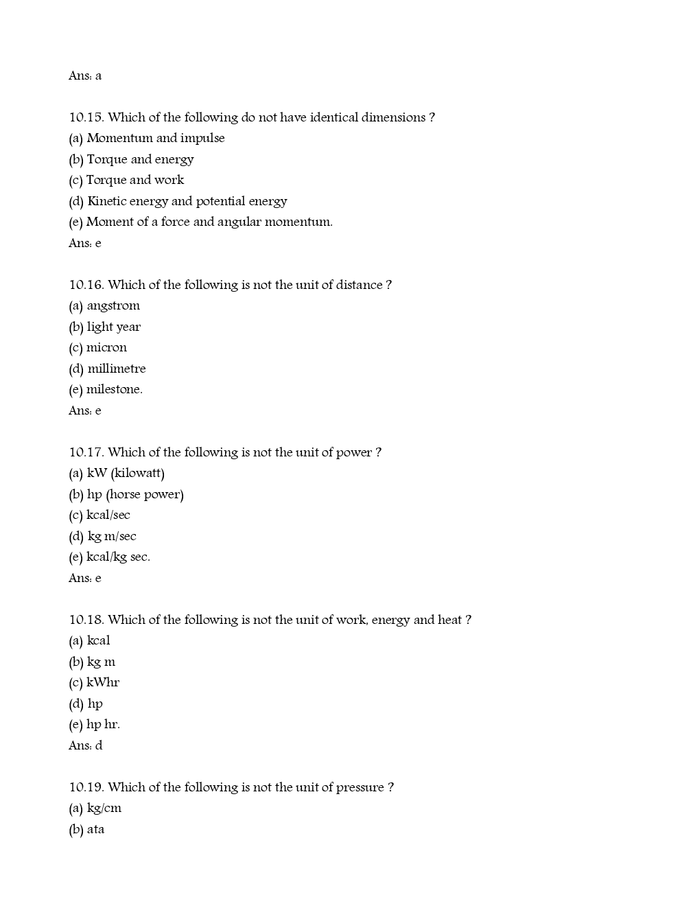 RRB Junior Engineer Mechanical Solved Model Question With Answer Paper 14 - Page 5