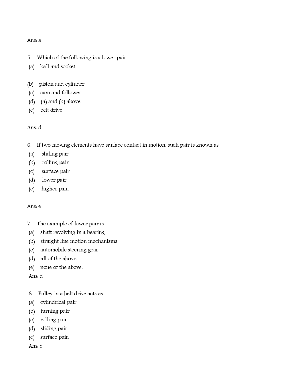 RRB Junior Engineer Mechanical Solved Model Question With Answer Paper 15 - Page 3