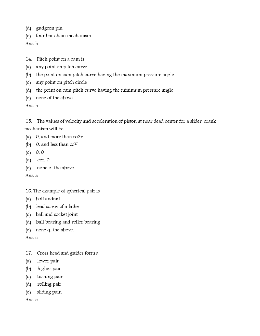 RRB Junior Engineer Mechanical Solved Model Question With Answer Paper 15 - Page 5