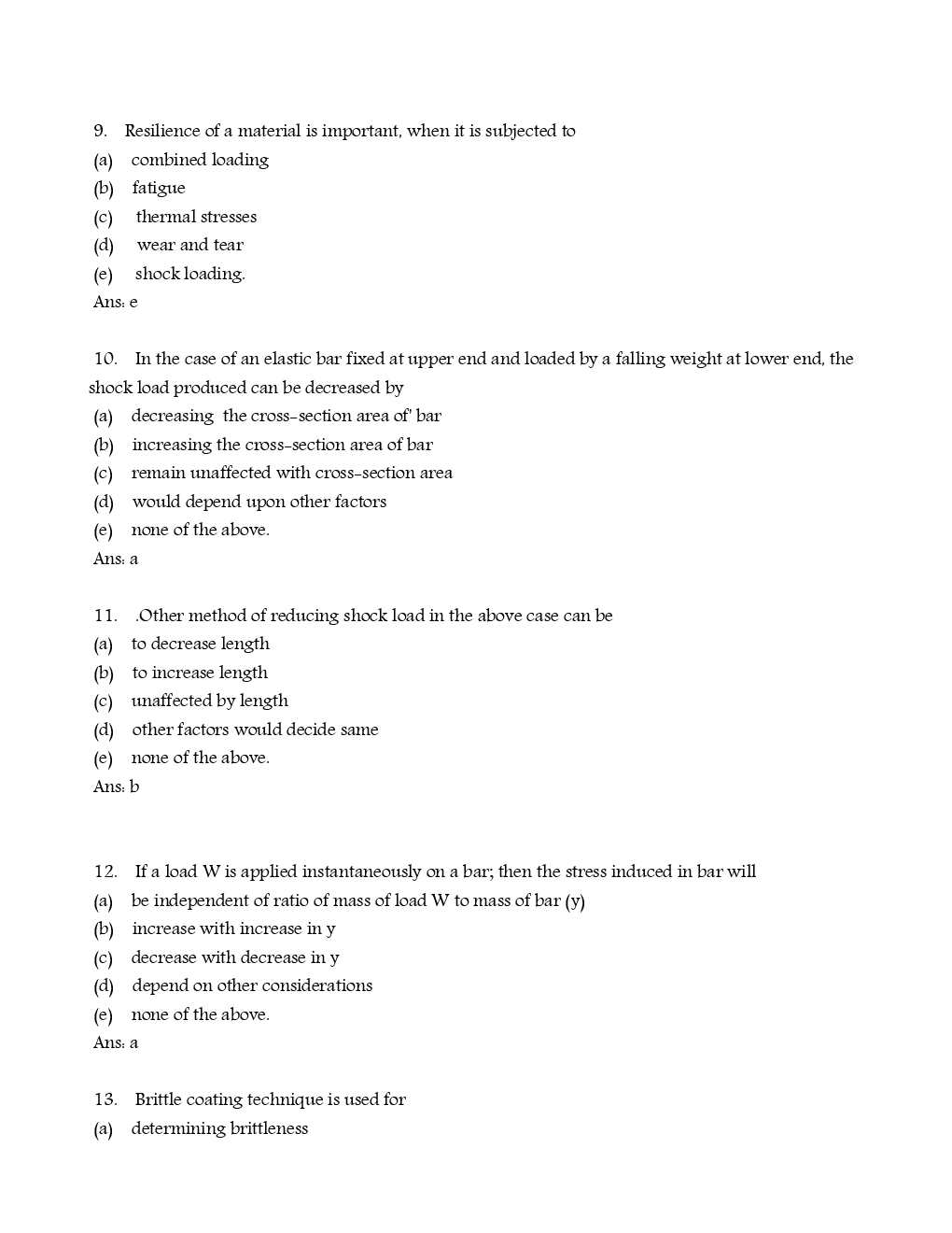 RRB Junior Engineer Mechanical Solved Model Question With Answer Paper 16 - Page 4