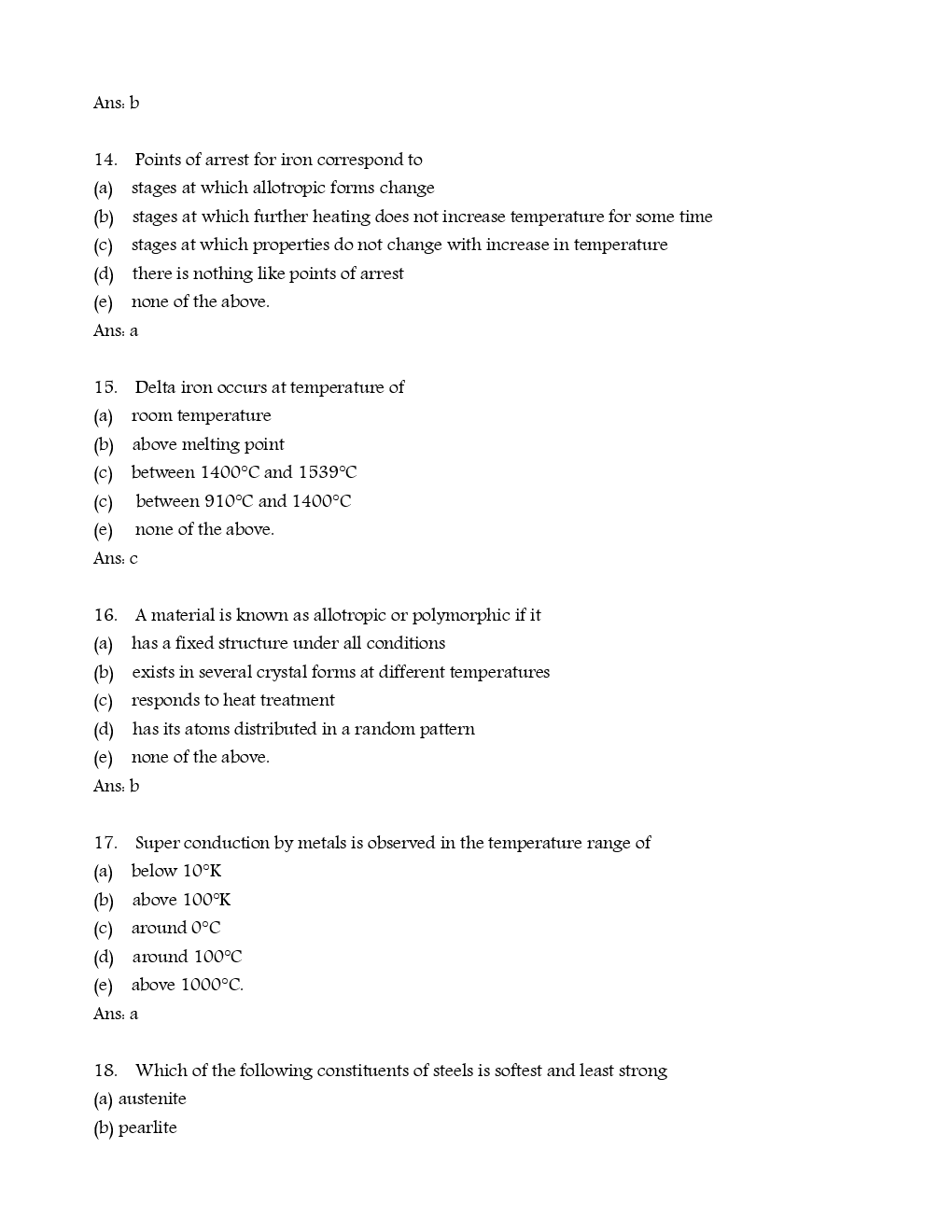 RRB Junior Engineer Mechanical Solved Model Question With Answer Paper 17 - Page 5