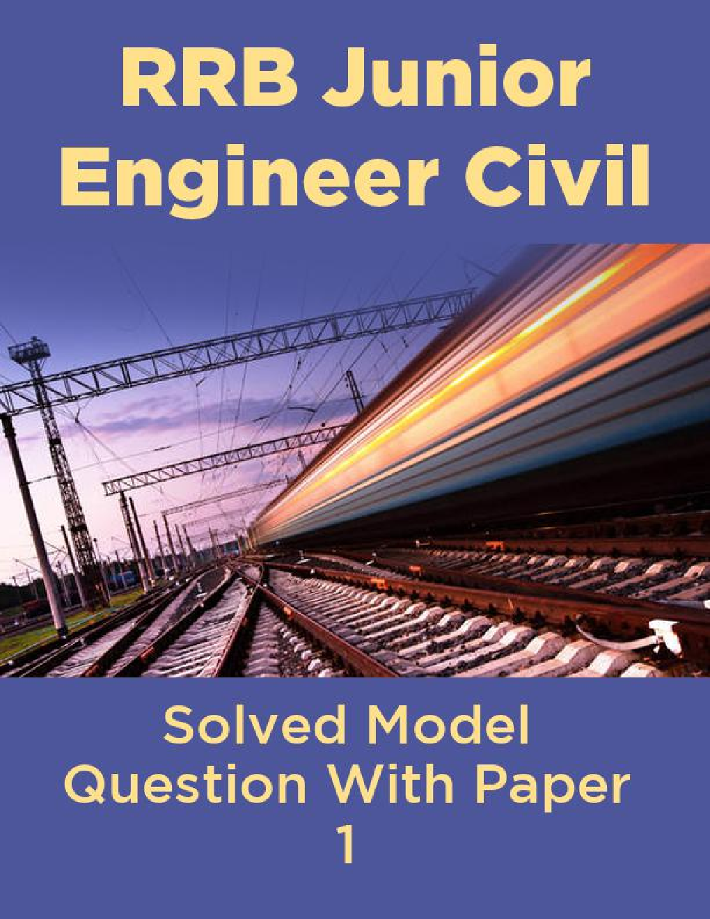 RRB Junior Engineer Civil Solved Model Question With Paper 1 - Page 1