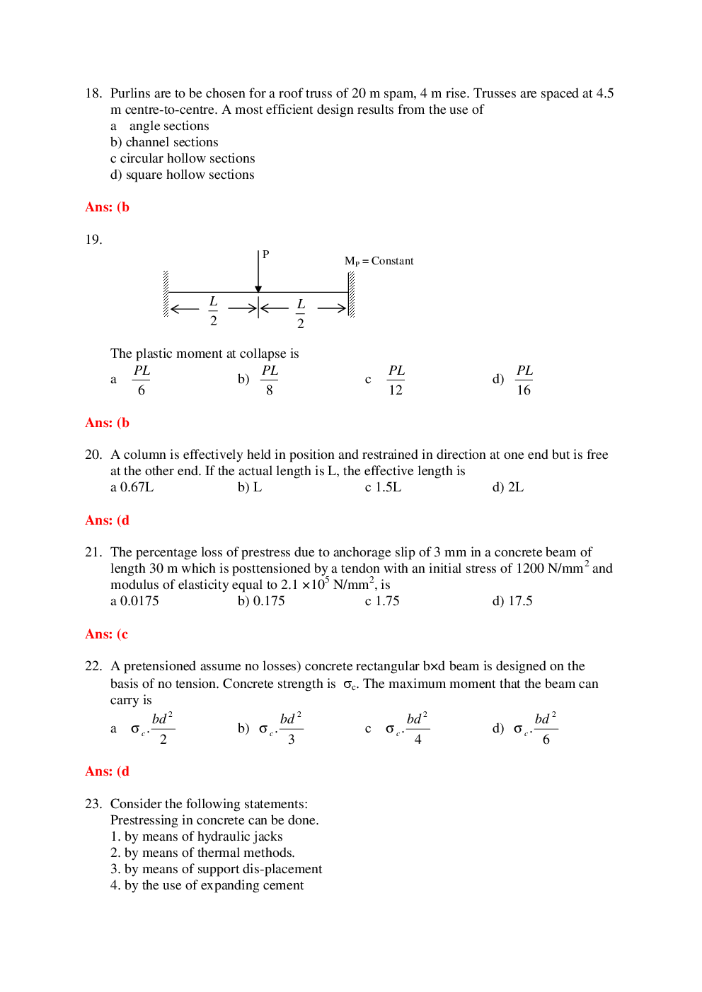 RRB Junior Engineer Civil Solved Model Question With Paper 2 - Page 5