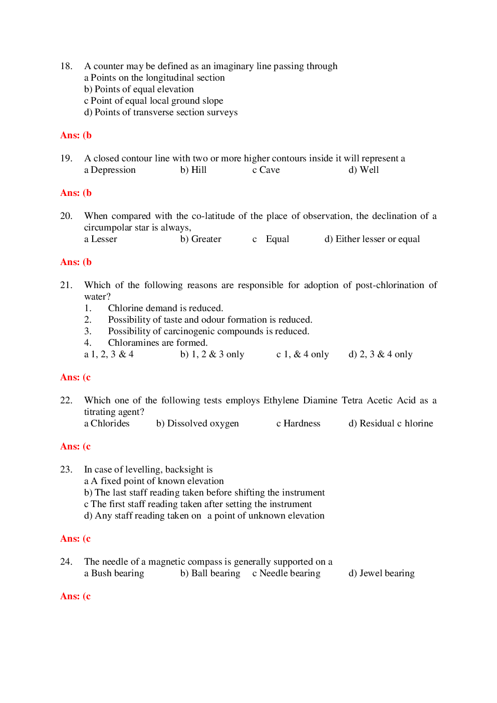 RRB Junior Engineer Civil Solved Model Question With Paper 3 - Page 5