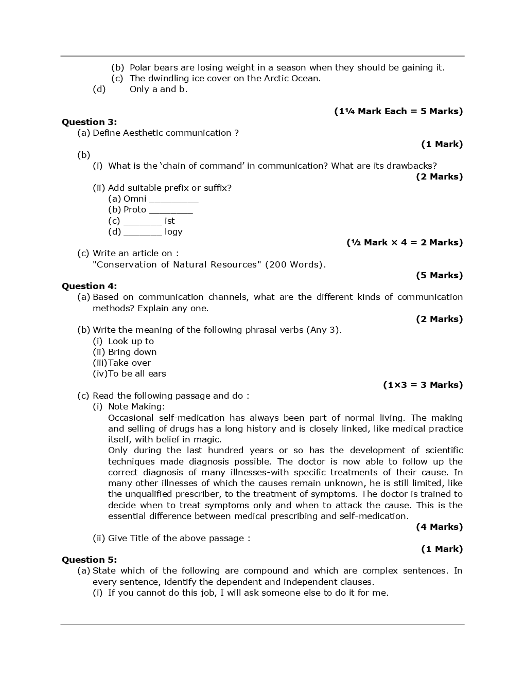 CA Foundation Business Law And Business Correspondence And Reporting Mock Test Paper-1 - Page 5