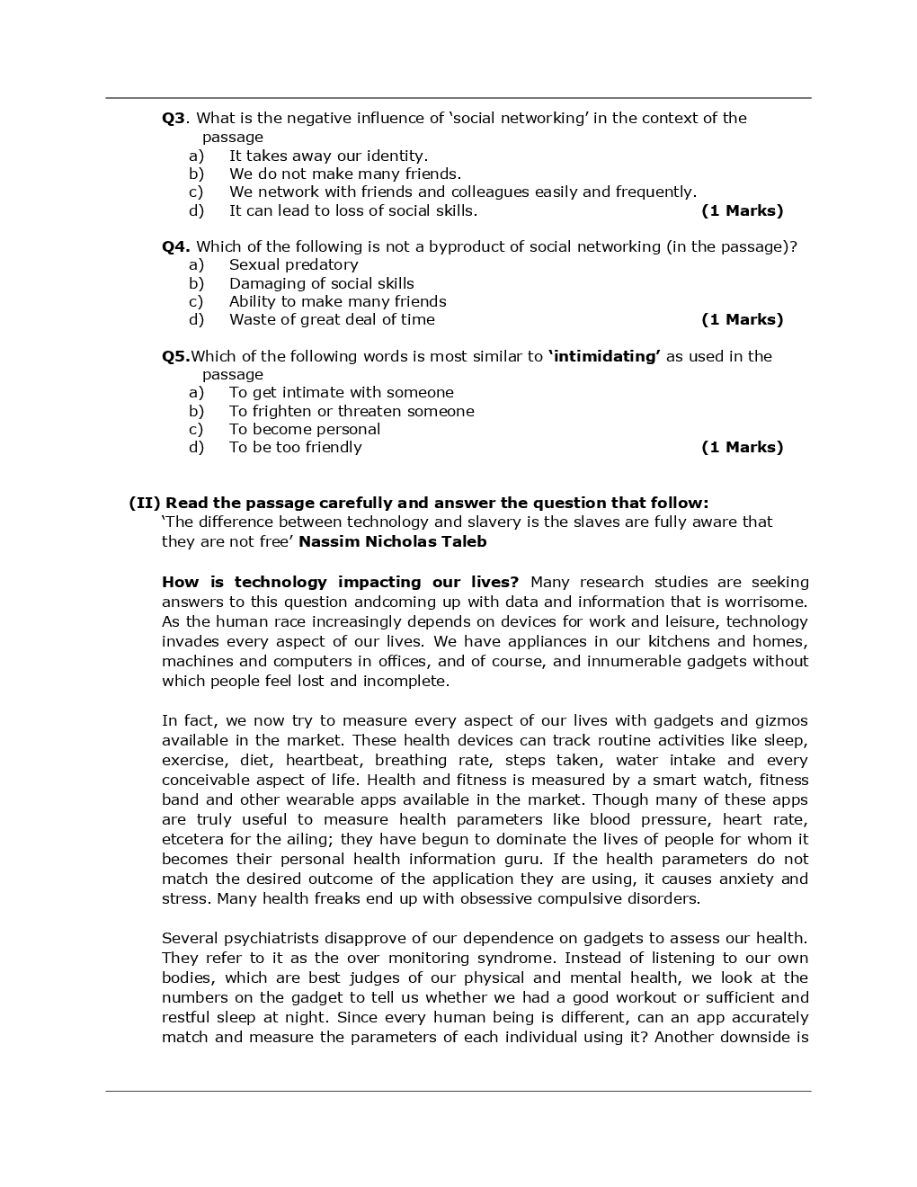 CA Foundation Business Law And Business Correspondence And Reporting Mock Test Paper-4 - Page 5