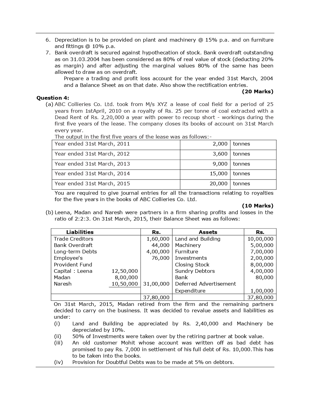 CA Foundation Principles And Practice Of Accounting Mock Test Paper-1 - Page 4