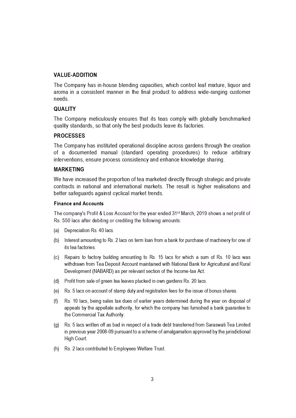 CA Final Multidisciplinary Case Study Mock Test Paper March 2019 - Page 4