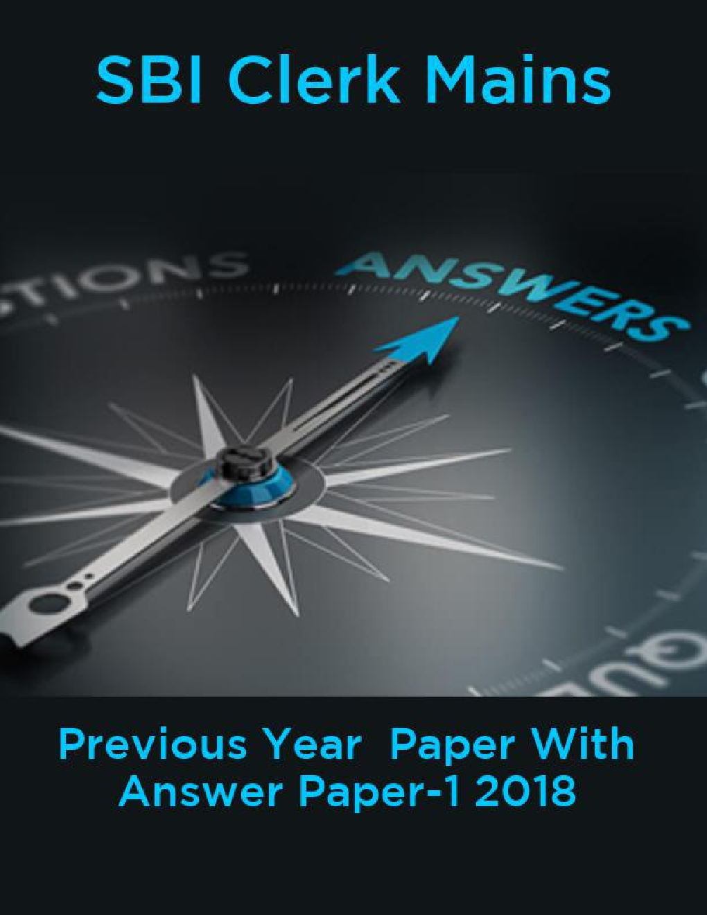 SBI Clerk Mains Previous Year  Paper With Answer Paper-1 2018 - Page 1