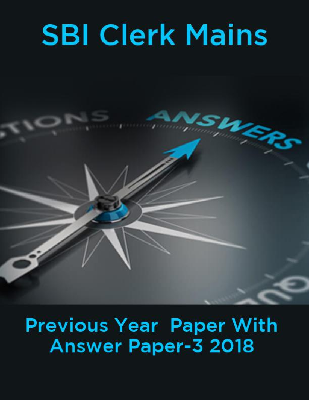SBI Clerk Mains Previous Year  Paper With Answer Paper-3 2018 - Page 1