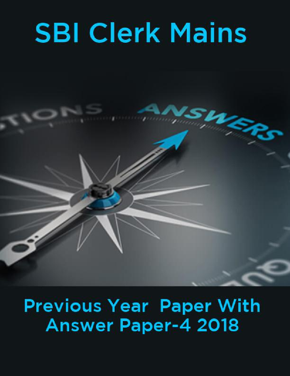 SBI Clerk Mains Previous Year  Paper With Answer Paper-4 2018 - Page 1