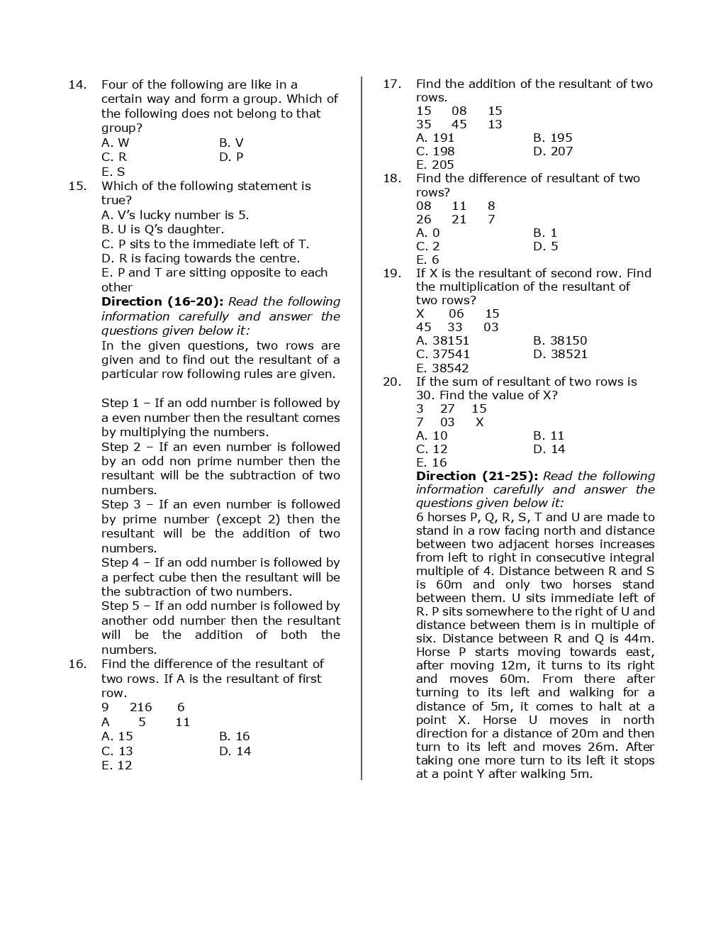 SBI Clerk Mains Previous Year  Paper With Answer Paper-4 2018 - Page 4