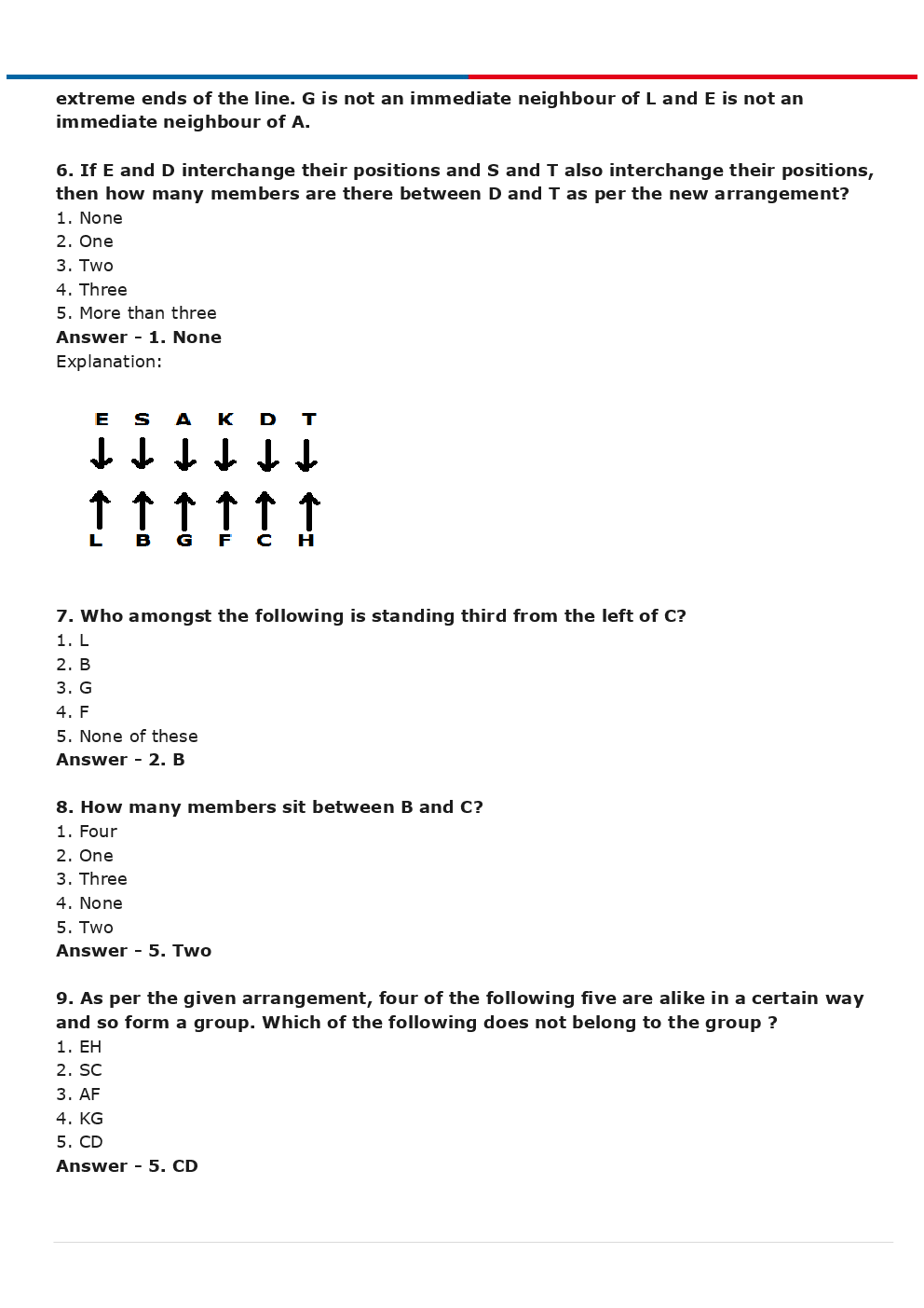 SBI Clerk Prelims Previous Year Paper With Answer Paper-1 2018 - Page 4