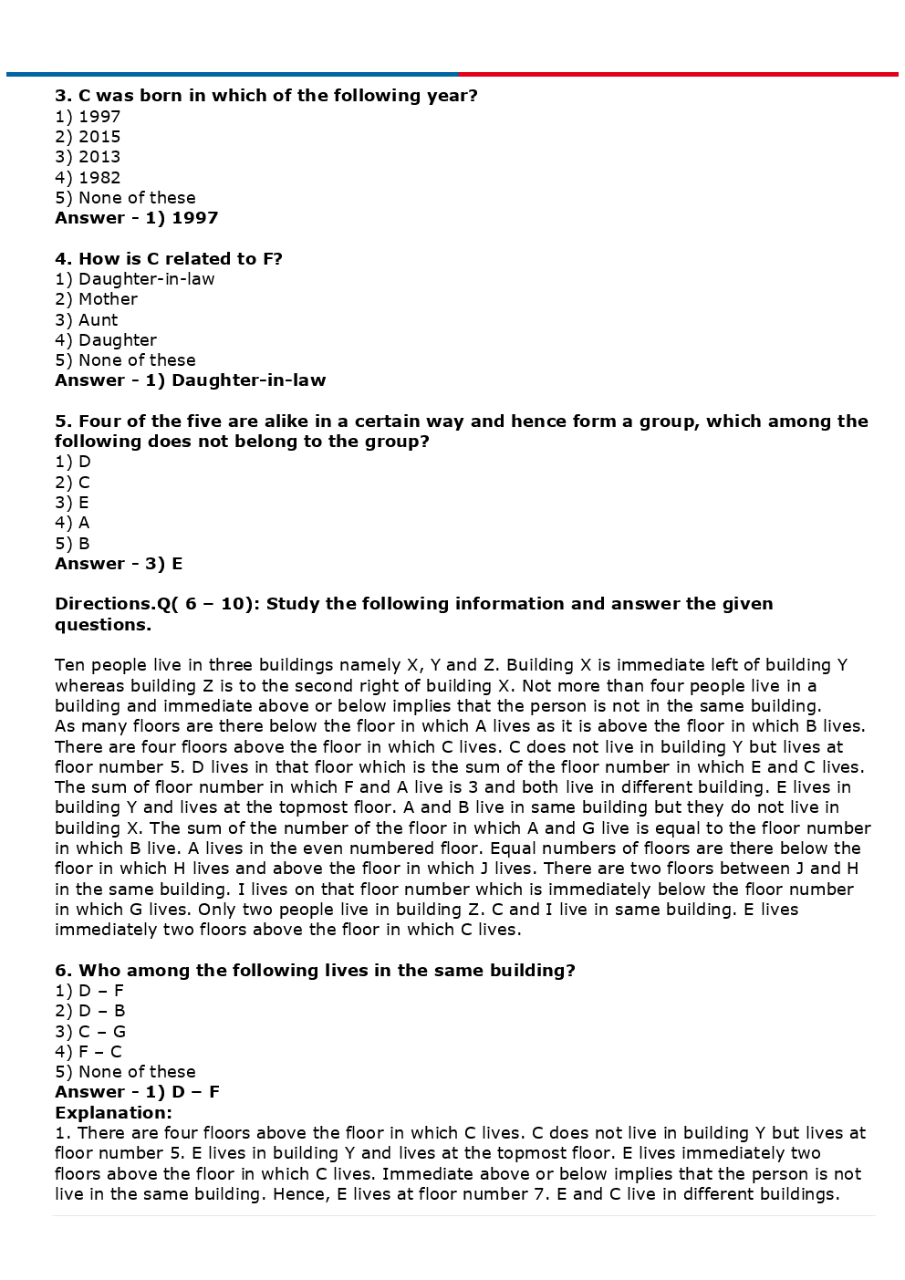 SBI PO Mains Previous Year  Paper With Answer Paper-1 2018 - Page 4