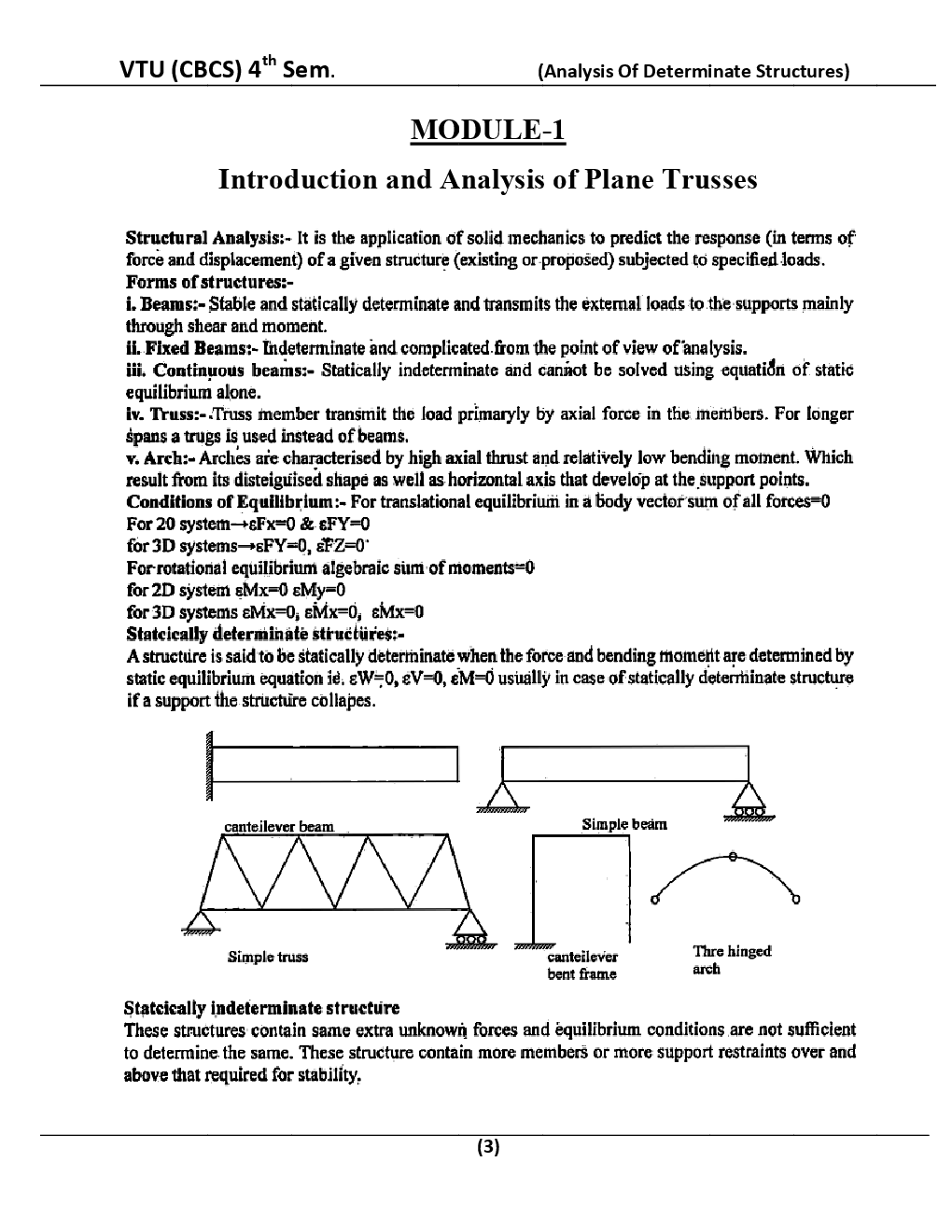 Analysis Of Determinate Structures For VTU BE 4th Sem Civil Engineering - Page 4