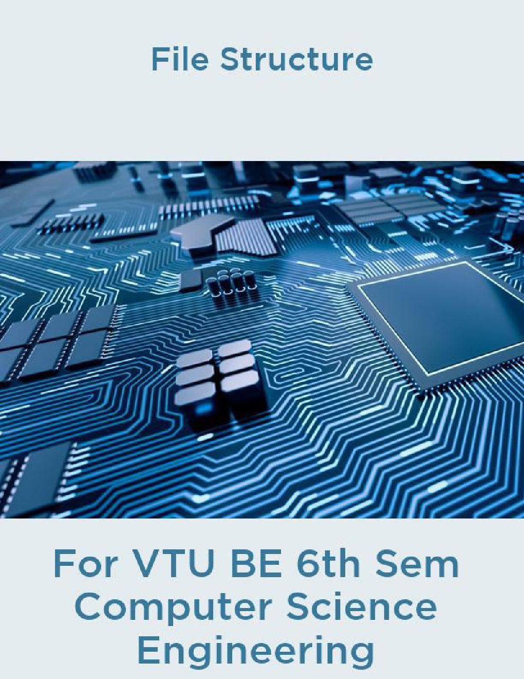 File Structure For VTU BE 6th Sem Computer Science Engineering - Page 1