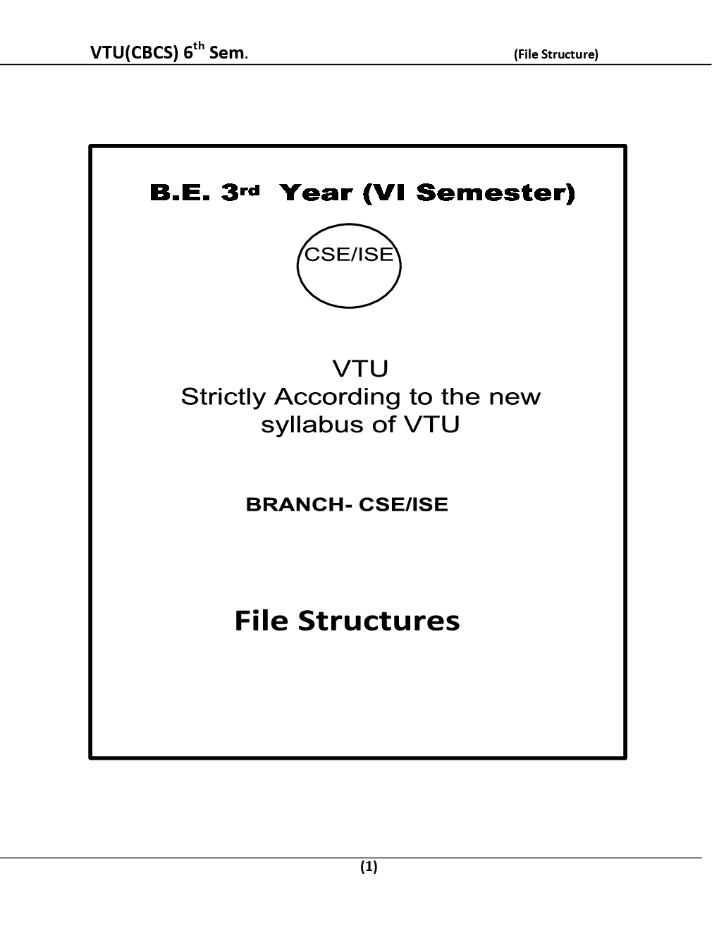 File Structure For VTU BE 6th Sem Computer Science Engineering - Page 2