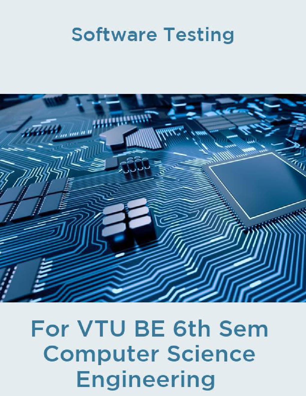 Software Testing For VTU BE 6th Sem Computer Science Engineering  - Page 1